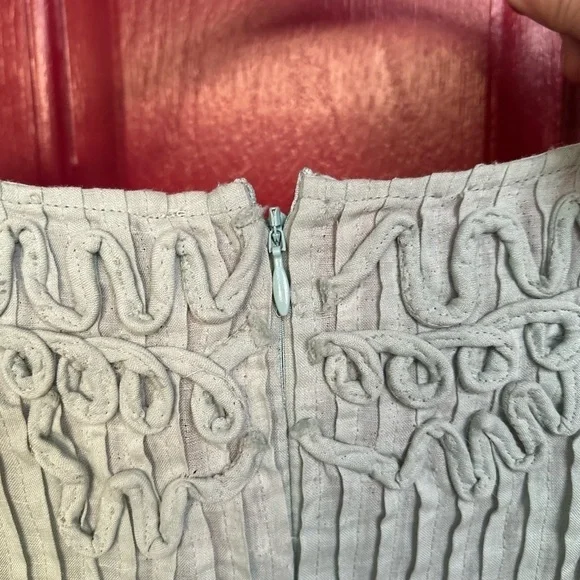 NWT SEA NEW YORK Frida mint green lined Flutter V-Neck Mini Dress M - Picture 11 of 12